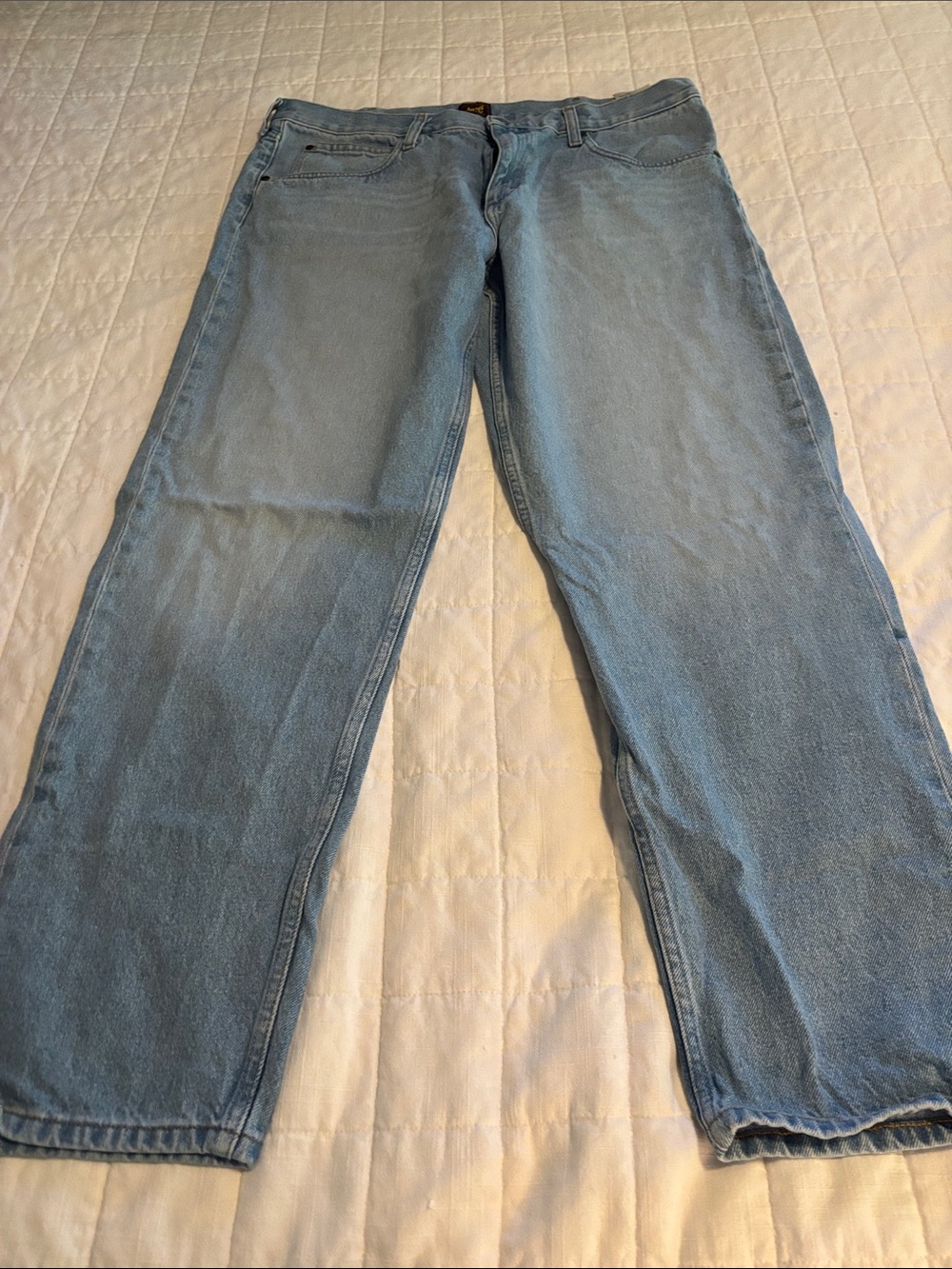 Lee Light Blue Relaxed Fit Men’s Jeans